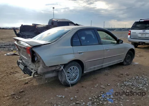 2003 Honda Civic Lx from USA, damaged, VIN 2HGES16573H620337